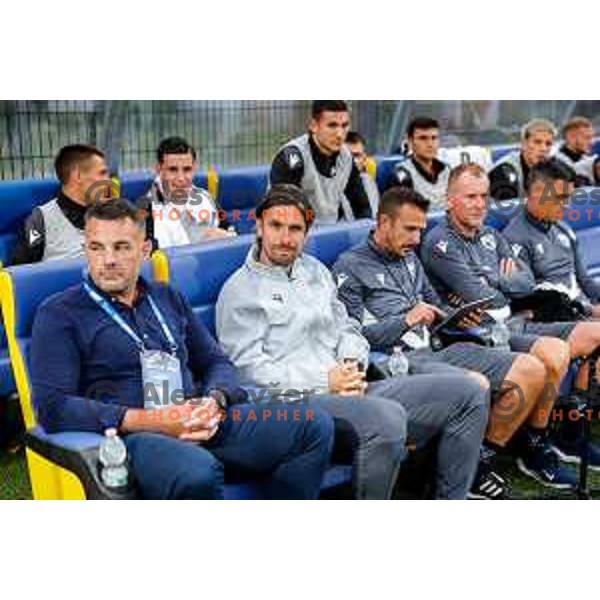 in action during Prva liga Telemach 2025/2026 football match between Koper and Primorje at Bonifika Stadium in Koper, Slovenia on July 28, 2025