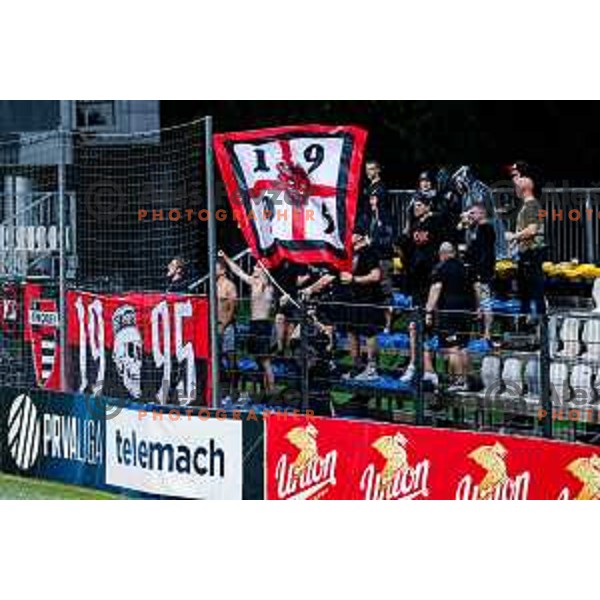 in action during Prva liga Telemach 2025/2026 football match between Koper and Primorje at Bonifika Stadium in Koper, Slovenia on July 28, 2025