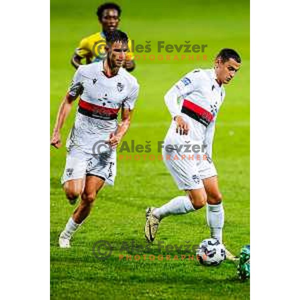 in action during Prva liga Telemach 2025/2026 football match between Koper and Primorje at Bonifika Stadium in Koper, Slovenia on July 28, 2025
