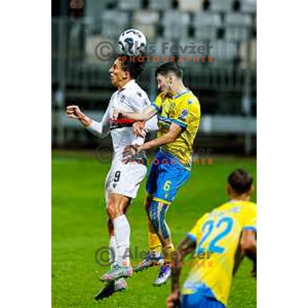 in action during Prva liga Telemach 2025/2026 football match between Koper and Primorje at Bonifika Stadium in Koper, Slovenia on July 28, 2025