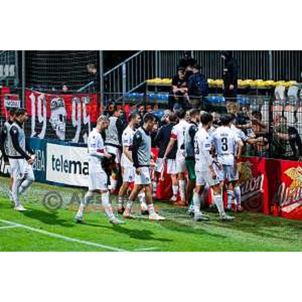 in action during Prva liga Telemach 2025/2026 football match between Koper and Primorje at Bonifika Stadium in Koper, Slovenia on July 28, 2025