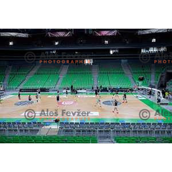 during practice session of Slovenia Men’s Basketball team in Arena Stozice, Ljubljana, Slovenia on July 31, 2025