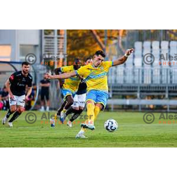in action UEFA Conference League Qualifyer football match between FC Koper (SLO) and Viking (NOR) at Bonifika Stadium in Koper, Slovenia on July 31, 2025