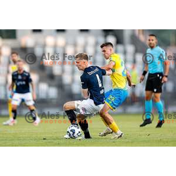 in action UEFA Conference League Qualifyer football match between FC Koper (SLO) and Viking (NOR) at Bonifika Stadium in Koper, Slovenia on July 31, 2025