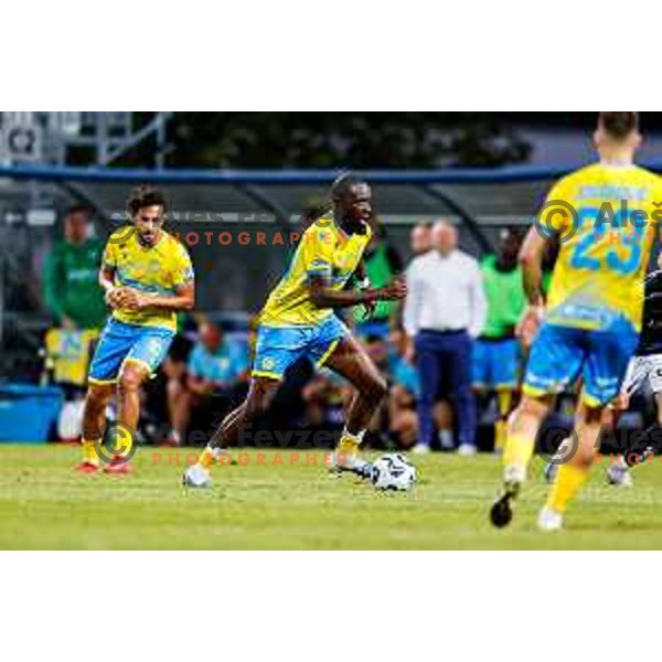 in action UEFA Conference League Qualifyer football match between FC Koper (SLO) and Viking (NOR) at Bonifika Stadium in Koper, Slovenia on July 31, 2025