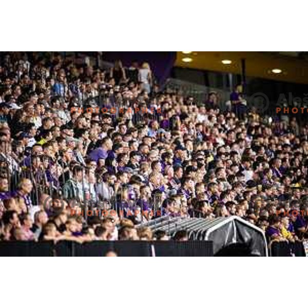 in action during UEFA Conference League 2025/26 qualifier football match between NK Maribor and Paksi FC in Ljudski vrt, Maribor, Slovenia on July 31, 2025. Photo: Jure Banfi