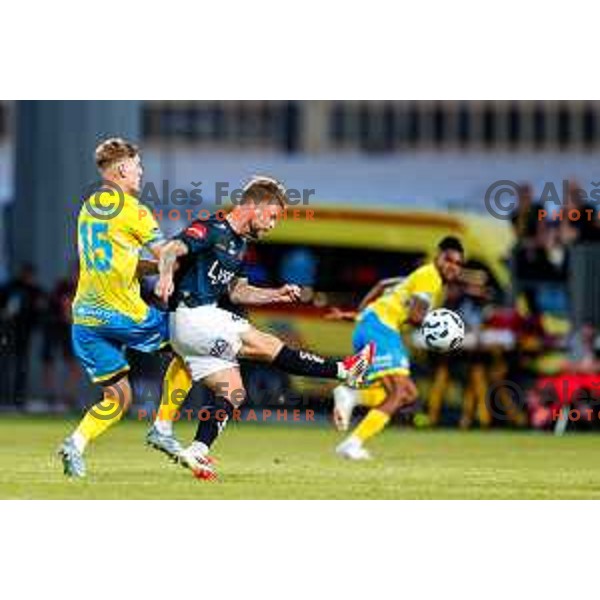 in action UEFA Conference League Qualifyer football match between FC Koper (SLO) and Viking (NOR) at Bonifika Stadium in Koper, Slovenia on July 31, 2025