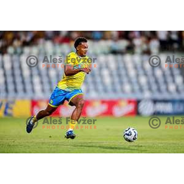 in action UEFA Conference League Qualifyer football match between FC Koper (SLO) and Viking (NOR) at Bonifika Stadium in Koper, Slovenia on July 31, 2025