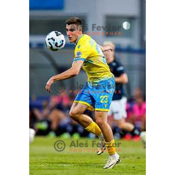 in action UEFA Conference League Qualifyer football match between FC Koper (SLO) and Viking (NOR) at Bonifika Stadium in Koper, Slovenia on July 31, 2025