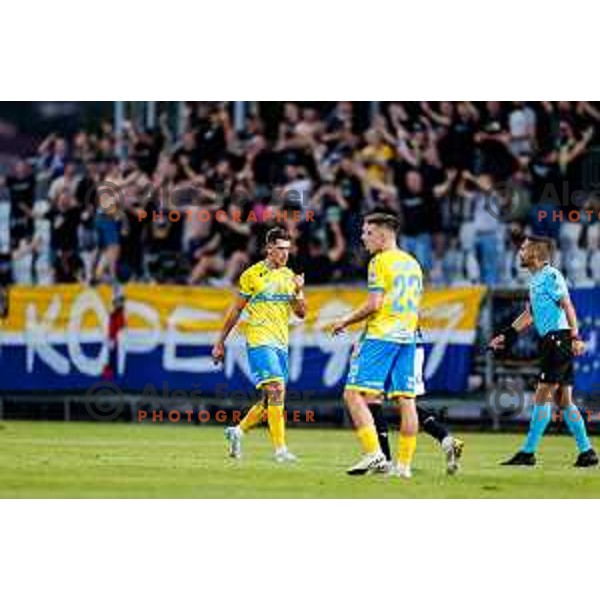 in action UEFA Conference League Qualifyer football match between FC Koper (SLO) and Viking (NOR) at Bonifika Stadium in Koper, Slovenia on July 31, 2025