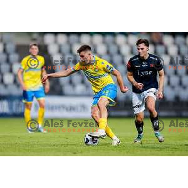 in action UEFA Conference League Qualifyer football match between FC Koper (SLO) and Viking (NOR) at Bonifika Stadium in Koper, Slovenia on July 31, 2025