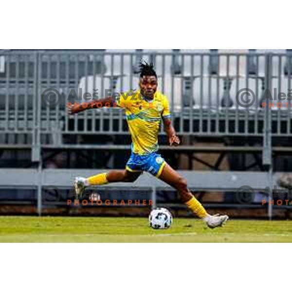 in action UEFA Conference League Qualifyer football match between FC Koper (SLO) and Viking (NOR) at Bonifika Stadium in Koper, Slovenia on July 31, 2025