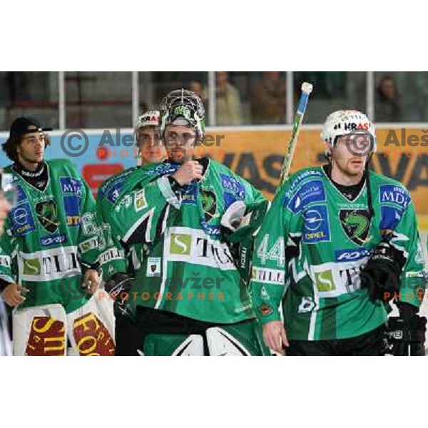 Morrison at ice-hockey game Tilia Olimpija- TWK Innsbruck in EBEL league, played in Hala Tivoli, Ljubljana, Slovenia 24.10.2008. Tilia Olimpija won the game 4:2 