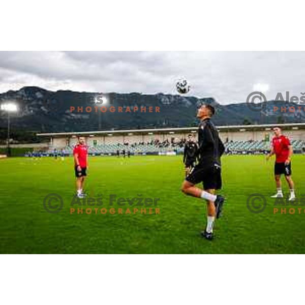 in action during Prva liga Telemach 2025/2026 football match between Primorje and Bravo in Ajdovscina, Slovenia on August 2, 2025