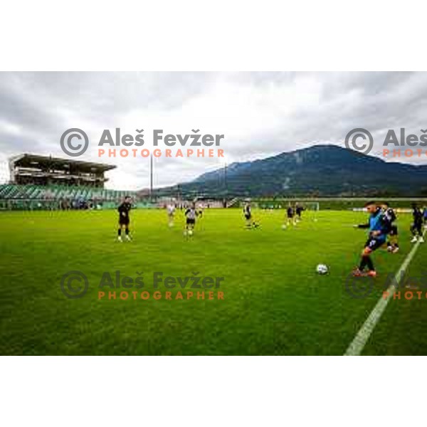 in action during Prva liga Telemach 2025/2026 football match between Primorje and Bravo in Ajdovscina, Slovenia on August 2, 2025