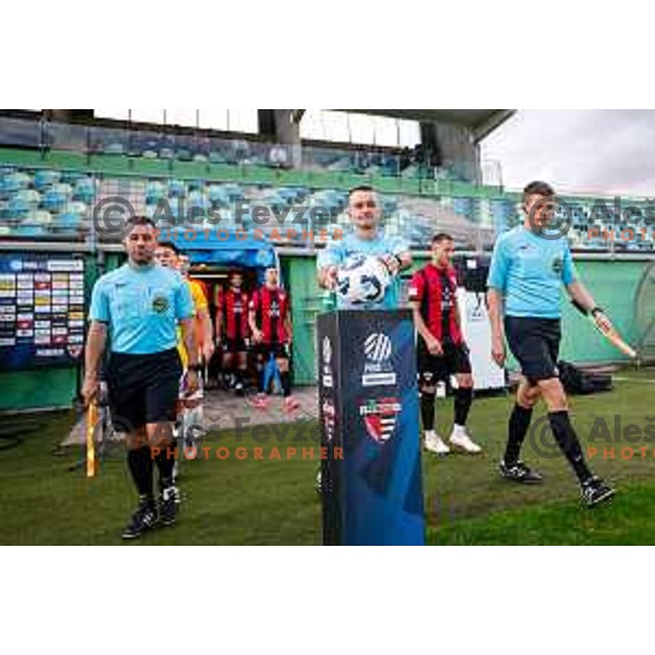 in action during Prva liga Telemach 2025/2026 football match between Primorje and Bravo in Ajdovscina, Slovenia on August 2, 2025