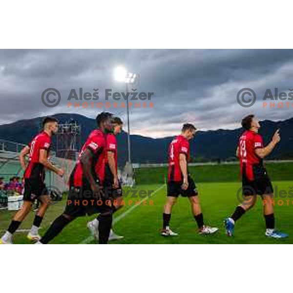 in action during Prva liga Telemach 2025/2026 football match between Primorje and Bravo in Ajdovscina, Slovenia on August 2, 2025