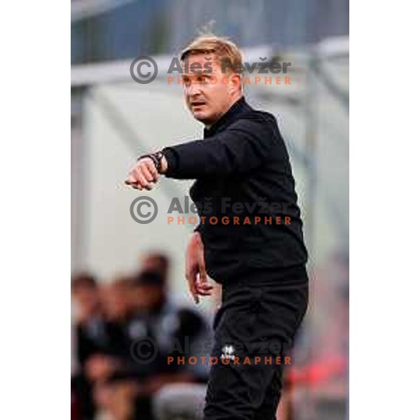 in action during Prva liga Telemach 2025/2026 football match between Primorje and Bravo in Ajdovscina, Slovenia on August 2, 2025