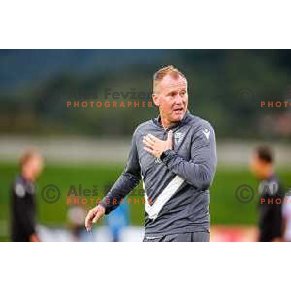 in action during Prva liga Telemach 2025/2026 football match between Primorje and Bravo in Ajdovscina, Slovenia on August 2, 2025