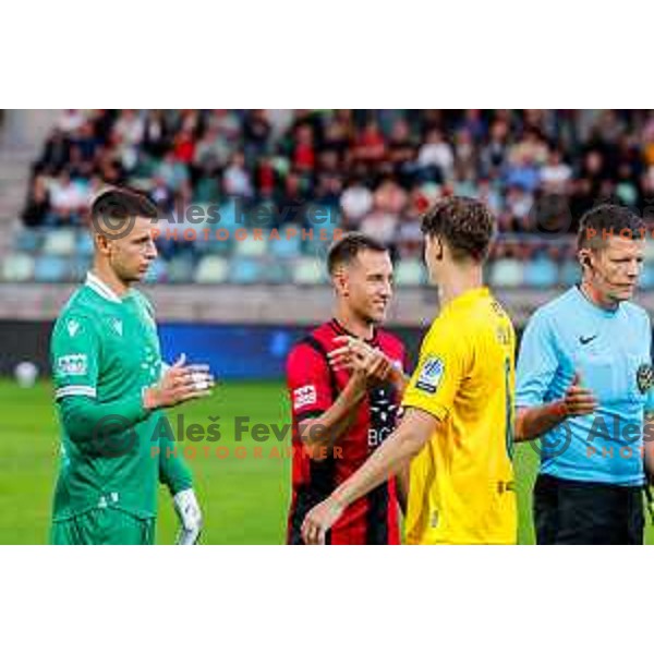 in action during Prva liga Telemach 2025/2026 football match between Primorje and Bravo in Ajdovscina, Slovenia on August 2, 2025