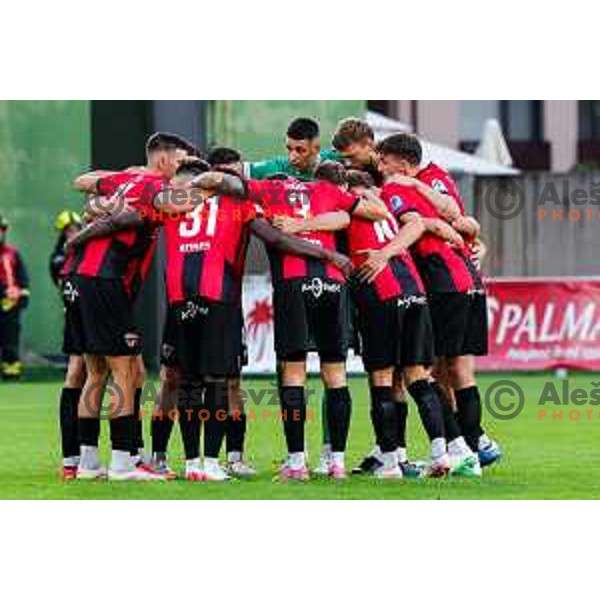 in action during Prva liga Telemach 2025/2026 football match between Primorje and Bravo in Ajdovscina, Slovenia on August 2, 2025