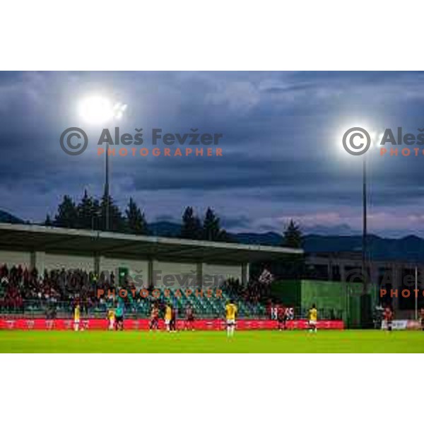 in action during Prva liga Telemach 2025/2026 football match between Primorje and Bravo in Ajdovscina, Slovenia on August 2, 2025