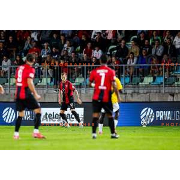 in action during Prva liga Telemach 2025/2026 football match between Primorje and Bravo in Ajdovscina, Slovenia on August 2, 2025