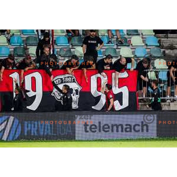 in action during Prva liga Telemach 2025/2026 football match between Primorje and Bravo in Ajdovscina, Slovenia on August 2, 2025