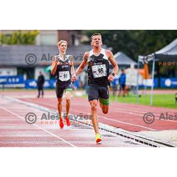competes at Slovenian National Athletics Championships at Kladivar Stadium in Celje, Slovenia on August 2, 2025