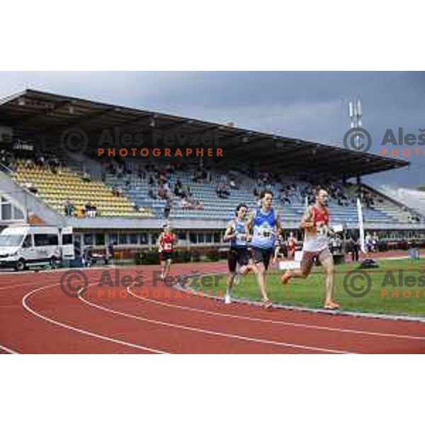 competes at Slovenian National Athletics Championships at Kladivar Stadium in Celje, Slovenia on August 2, 2025