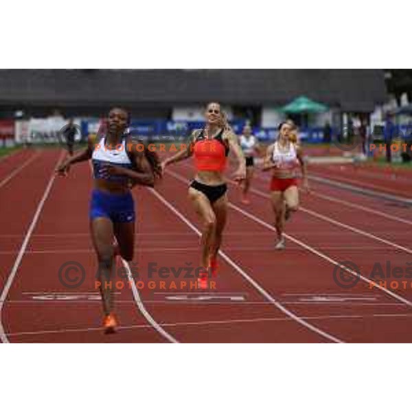 competes at Slovenian National Athletics Championships at Kladivar Stadium in Celje, Slovenia on August 2, 2025