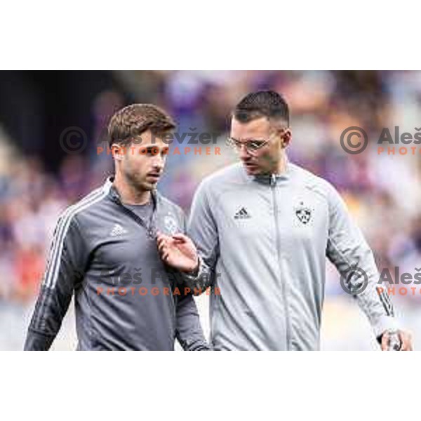 Jan Repas before Prva liga Telemach 2025/26 football match between NK Maribor and NK Koper in Ljudski vrt, Maribor, Slovenia on August 3, 2025. Photo: Jure Banfi