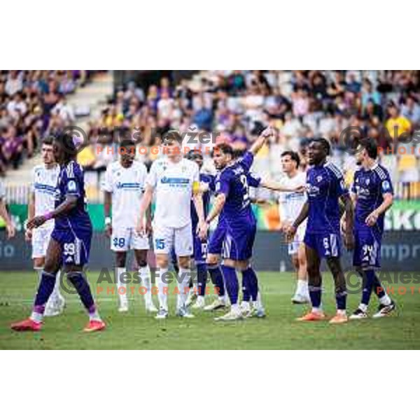 in action during Prva liga Telemach 2025/26 football match between NK Maribor and NK Koper in Ljudski vrt, Maribor, Slovenia on August 3, 2025. Photo: Jure Banfi