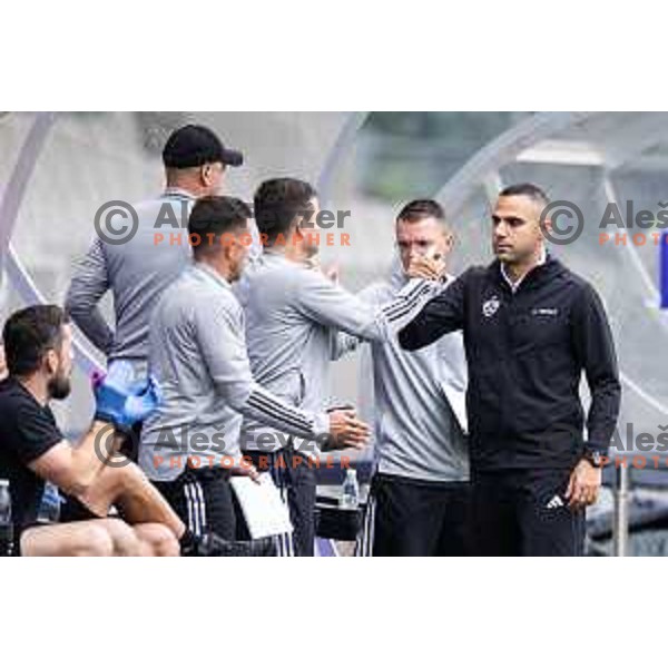 Tugberk Tanrivermis, head coach of Maribor during Prva liga Telemach 2025/26 football match between NK Maribor and NK Koper in Ljudski vrt, Maribor, Slovenia on August 3, 2025. Photo: Jure Banfi