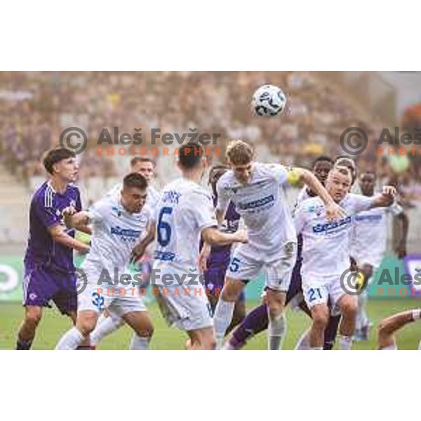 Maj Mittendorfer in action during Prva liga Telemach 2025/26 football match between NK Maribor and NK Koper in Ljudski vrt, Maribor, Slovenia on August 3, 2025. Photo: Jure Banfi