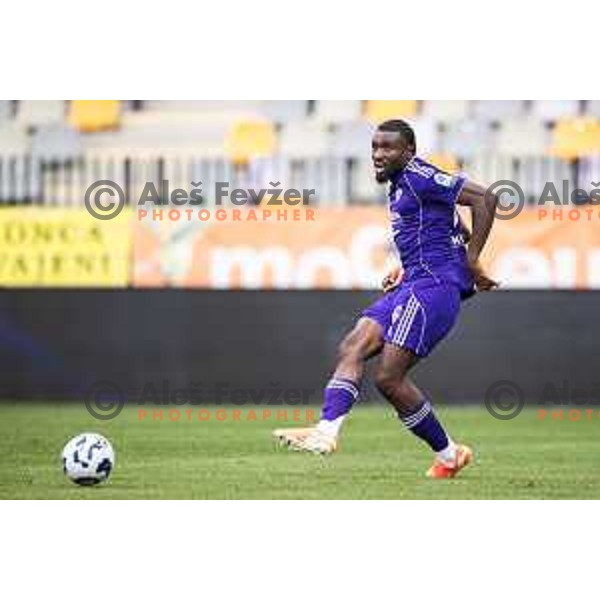in action during Prva liga Telemach 2025/26 football match between NK Maribor and NK Koper in Ljudski vrt, Maribor, Slovenia on August 3, 2025. Photo: Jure Banfi