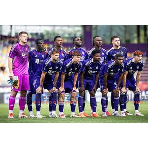 NK Maribor starting eleven during Prva liga Telemach 2025/26 football match between NK Maribor and NK Koper in Ljudski vrt, Maribor, Slovenia on August 3, 2025. Photo: Jure Banfi