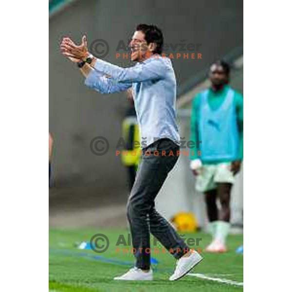 Jorge Simao, head coach of Olimpija during Prva liga Telemach 2025/2026 football match between Olimpija and Celje in SRC Stozice, Ljubljana, Slovenia on August 3, 2025