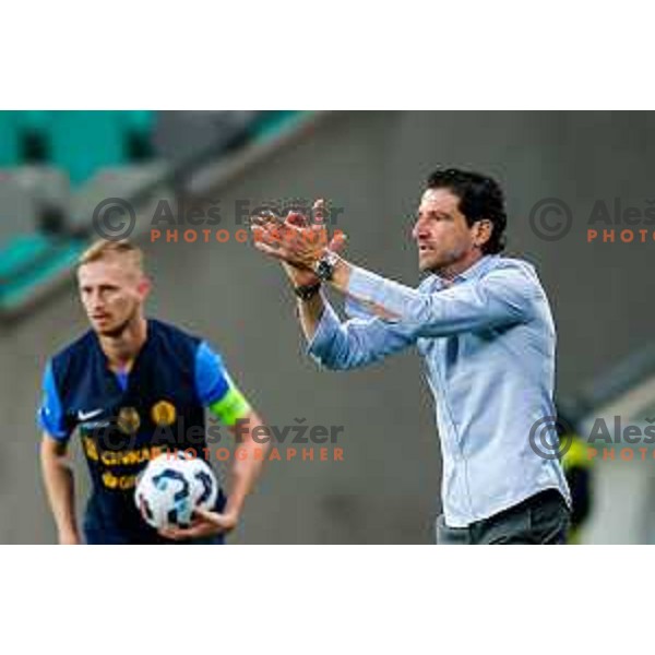 Jorge Simao, head coach of Olimpija during Prva liga Telemach 2025/2026 football match between Olimpija and Celje in SRC Stozice, Ljubljana, Slovenia on August 3, 2025
