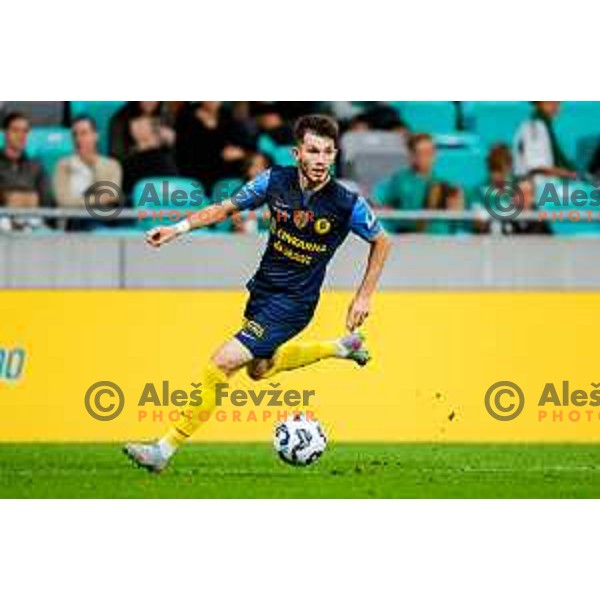 Nikita Iosifov in action during Prva liga Telemach 2025/2026 football match between Olimpija and Celje in SRC Stozice, Ljubljana, Slovenia on August 3, 2025