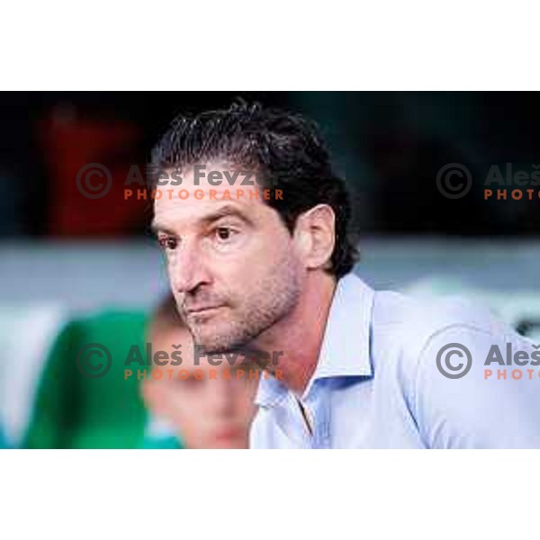 Jorge Simao, head coach of Olimpija during Prva liga Telemach 2025/2026 football match between Olimpija and Celje in SRC Stozice, Ljubljana, Slovenia on August 3, 2025