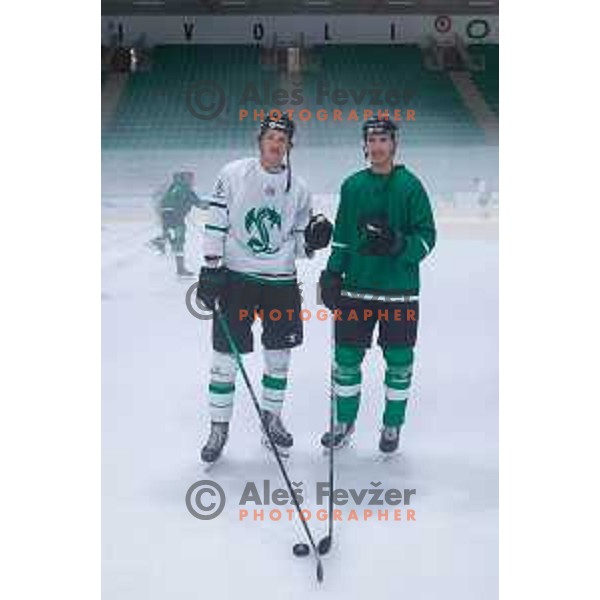 Dragons are back on ice - HK SZ Olimpija during summer practice session in Hala Tivoli, Ljubljana, Slovenia on August 4, 2025