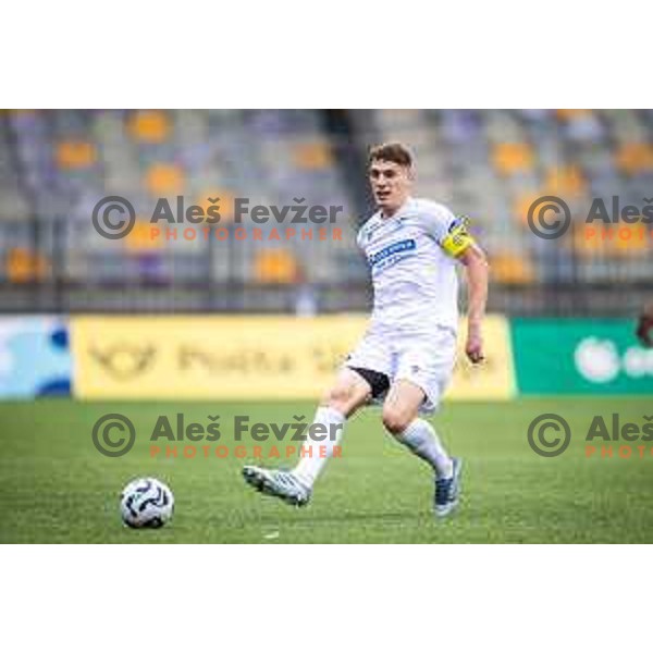 Maj Mittendorfer in action during Prva liga Telemach 2025/26 football match between NK Maribor and NK Koper in Ljudski vrt, Maribor, Slovenia on August 3, 2025. Photo: Jure Banfi