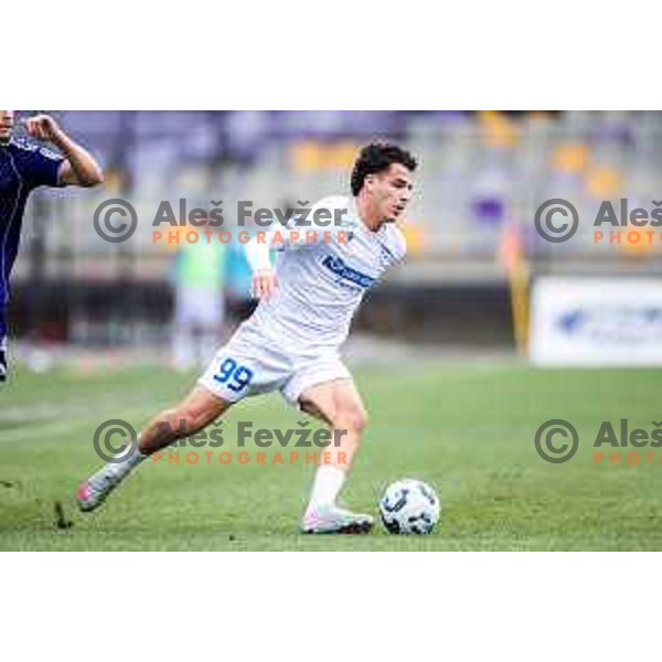 Kamil Manseri in action during Prva liga Telemach 2025/26 football match between NK Maribor and NK Koper in Ljudski vrt, Maribor, Slovenia on August 3, 2025. Photo: Jure Banfi