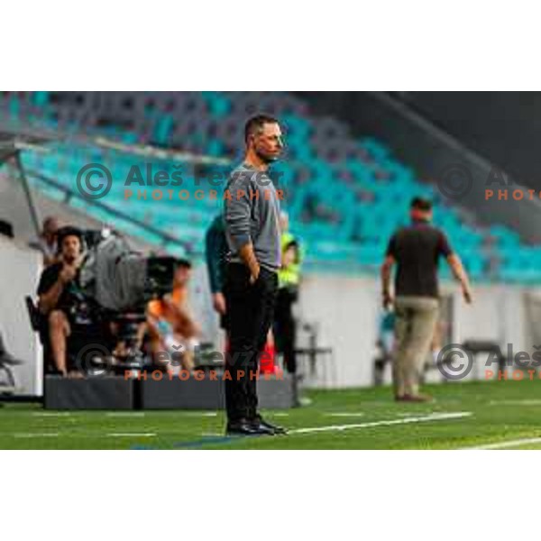 Ivan Senzen head coach of NK Olimpija Ljubljana during UEFA Conference League 2025/2026 third round match between NK Olimpija Ljubljana and KF Egnatia in SRC Stozice, Ljubljana, Slovenia on August 7., 2025. Photo Grega Valancic