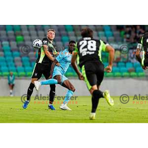 Velko Jelenkovich of NK Olimpija Ljubljana during UEFA Conference League 2025/2026 third round match between NK Olimpija Ljubljana and KF Egnatia in SRC Stozice, Ljubljana, Slovenia on August 7., 2025. Photo Grega Valancic
