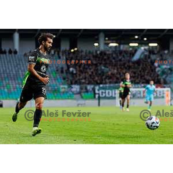 Diogo Miguel Guedes De Almeida of NK Olimpija Ljubljana during UEFA Conference League 2025/2026 third round match between NK Olimpija Ljubljana and KF Egnatia in SRC Stozice, Ljubljana, Slovenia on August 7., 2025. Photo Grega Valancic