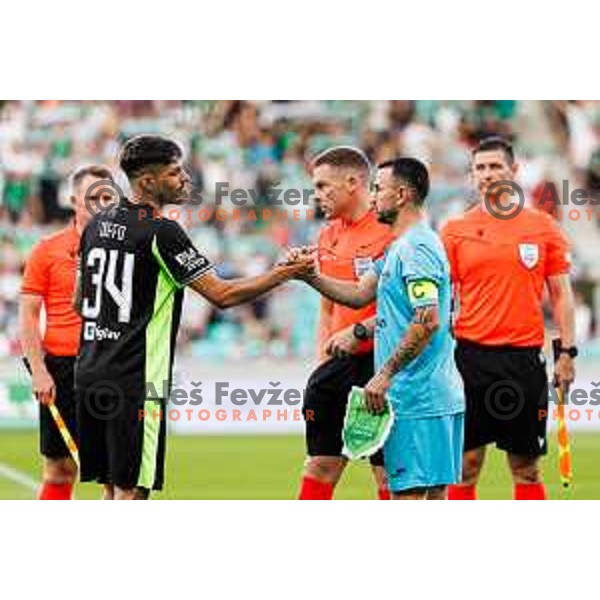 Agustin Doffo of NK Olimpija Ljubljana during UEFA Conference League 2025/2026 third round match between NK Olimpija Ljubljana and KF Egnatia in SRC Stozice, Ljubljana, Slovenia on August 7., 2025. Photo Grega Valancic