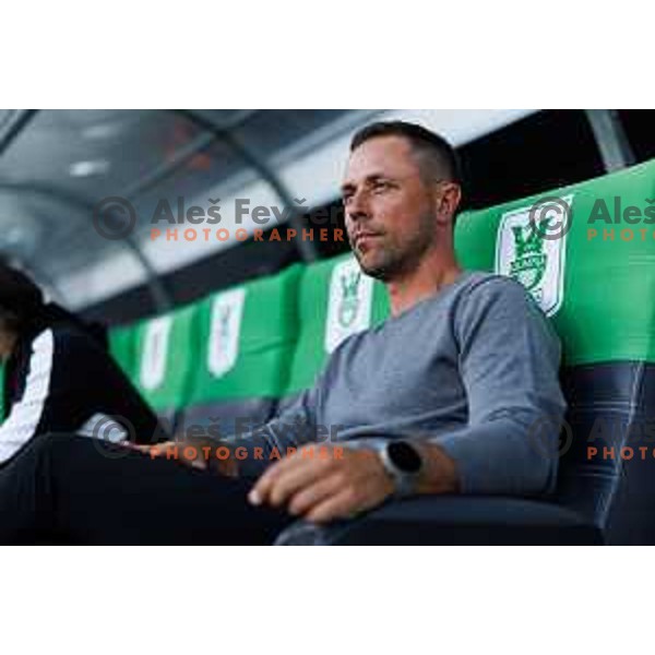 Ivan Senzen head coach of NK Olimpija Ljubljana during UEFA Conference League 2025/2026 third round match between NK Olimpija Ljubljana and KF Egnatia in SRC Stozice, Ljubljana, Slovenia on August 7., 2025. Photo Grega Valancic