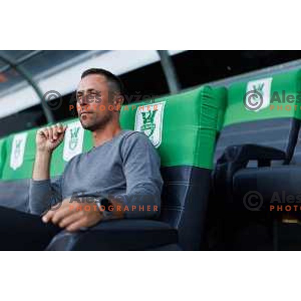 Ivan Senzen head coach of NK Olimpija Ljubljana during UEFA Conference League 2025/2026 third round match between NK Olimpija Ljubljana and KF Egnatia in SRC Stozice, Ljubljana, Slovenia on August 7., 2025. Photo Grega Valancic